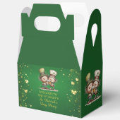 Cheerful St. Patrick’s Day Party Illustration Geschenkschachtel (Offen)