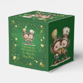 Cheerful St. Patrick’s Day Party Illustration Geschenkschachtel (Rückseite)