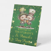 Cheerful St. Patrick’s Day Party Illustration Sockelschild (Vorderseite)