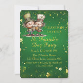 Cheerful St. Patrick’s Day Party Invitation Einladung (Vorderseite)
