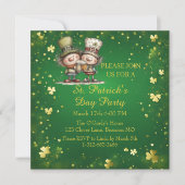 Cheerful St. Patrick’s Day Party Invitation Einladung (Vorderseite)
