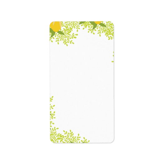 Cheerful Stationery Adressaufkleber (Vorne)