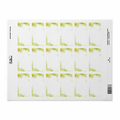 Cheerful Stationery Adressaufkleber (Vorne)