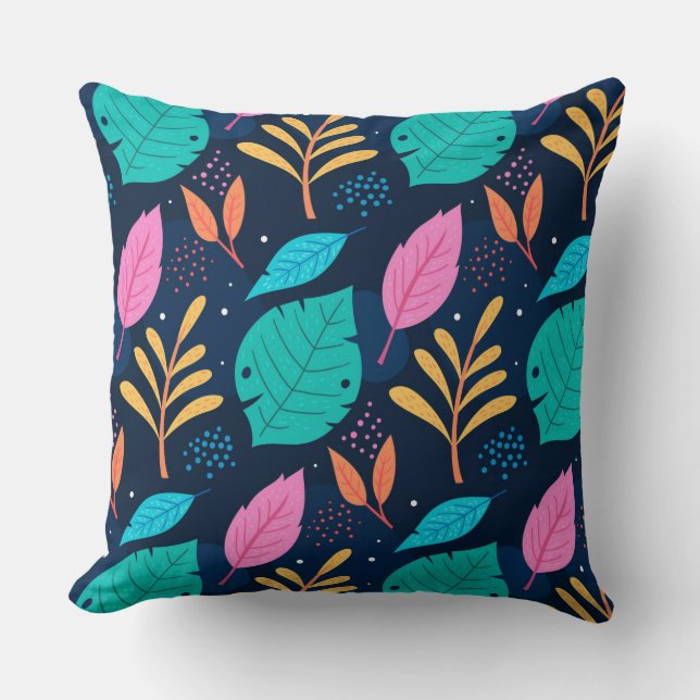 Cheerful Tones Decorative Pillow Kissen (Vorderseite)
