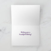 Cheerful Tulips im Window Wird Personalized Karte (Innenseite)