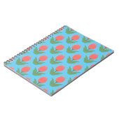 Cheerful Tulips Spiral Photo Notebook Notizblock (Linke Seite)