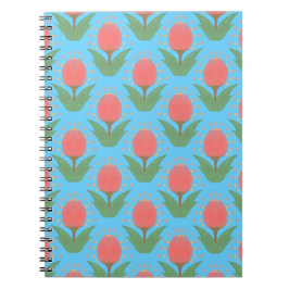 Cheerful Tulips Spiral Photo Notebook Notizblock