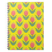 Cheerful Tulips Spiral Photo Notebook Notizblock (Vorderseite)