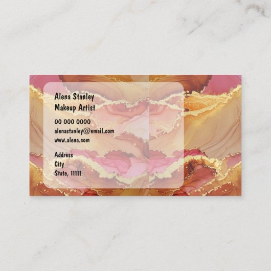 Cheerful visitenkarte (Rückseite)