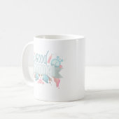 Cheerfull Greet Morning Charming Pastell Custom Kaffeetasse (Vorderseite Links)