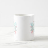 Cheerfull Greet Morning Charming Pastell Custom Kaffeetasse (Mittel)
