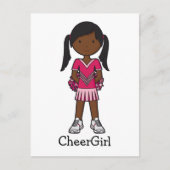 CheerGirl Postkarte (Vorderseite)