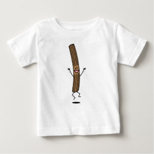 Cheering Jumping Churro Baby T-shirt