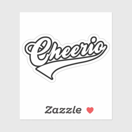 Cheerio Aufkleber (Blatt)