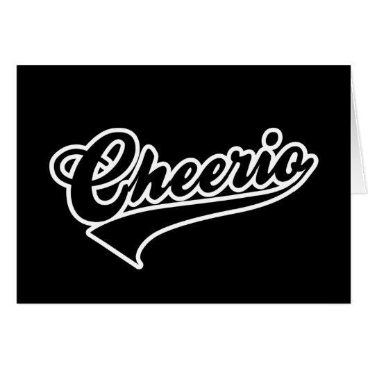 Cheerio Card (Vorderseite (Horizontal))