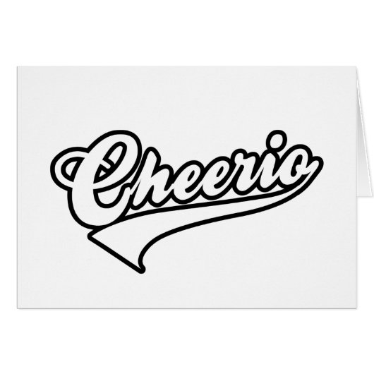 Cheerio Card (Vorderseite (Horizontal))