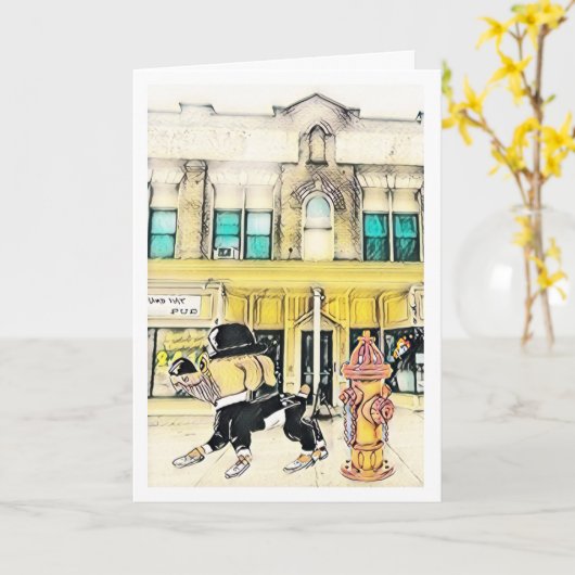 Cheerio! Happy Birthday 🎂 🎊 🎈 🥳 Karte (Gelbe Blume)