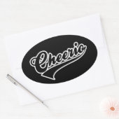 Cheerio Oval Sticker (Umschlag)