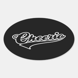 Cheerio Oval Sticker