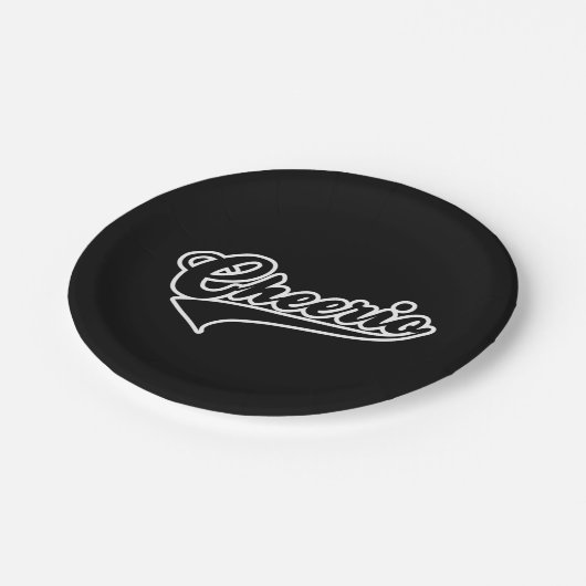 Cheerio Pappteller (Schrägansicht)