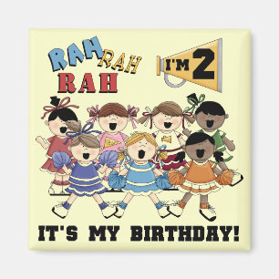 Cheerleader 2. Geburtstagsgeschenke Magnet