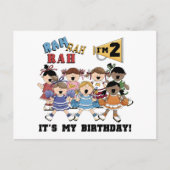 Cheerleader 2. Geburtstagsgeschenke Postkarte (Vorderseite)