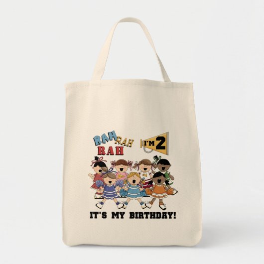 Cheerleader 2. Geburtstagsgeschenke Tragetasche (Vorne)