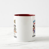 Cheerleader 2. Geburtstagsgeschenke Zweifarbige Tasse (Mittel)