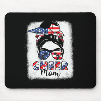Cheerleader 4 Juli Cheerleader Mama American Flag Mousepad