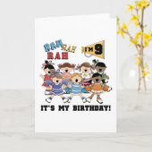 Cheerleader 9. Geburtstagsgeschenke Karte (Gelbe Blume)