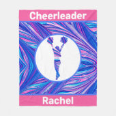 Cheerleader Abstrakt Fleece Blanket (Vorderseite)