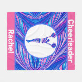 Cheerleader Abstrakt Fleece Blanket (Vorderseite (Horizontal))