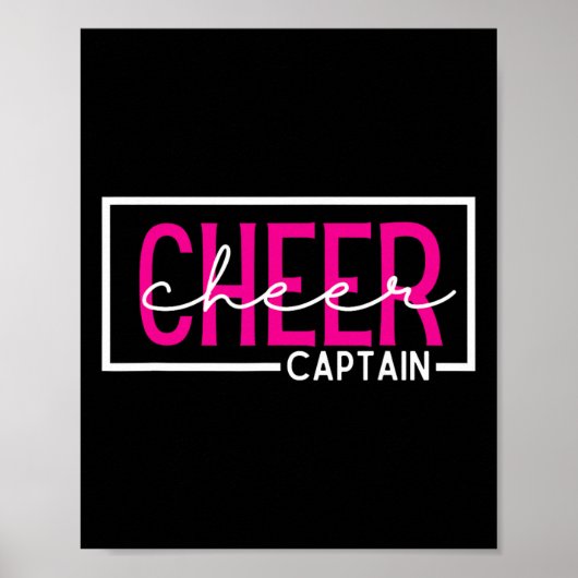 Cheerleader Anführer Cheerleading Poster (Vorne)