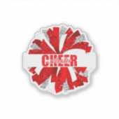 Cheerleader Aufkleber (Vorderseite)