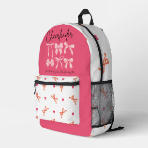 Cheerleader Backpack Von Bow bis Zehn Bedruckter Rucksack