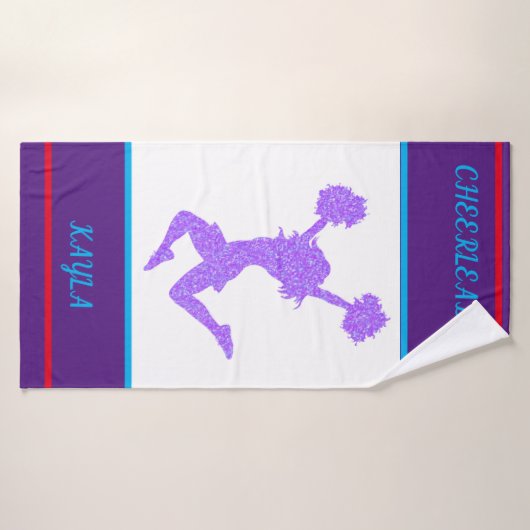 Cheerleader Badetuch. Badehandtuch (Badehandtuch)