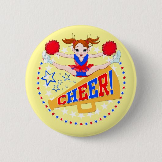 Cheerleader Badge Button (Vorderseite)