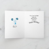 Cheerleader Birthday - Baby Blue Karte (Innenseite)