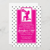 Cheerleader Birthday Einladung individuell anpassb (Vorne/Hinten)