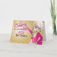 Cheerleader Birthday Girl - Pink