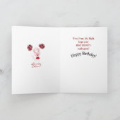 Cheerleader Birthday - Heimwerkername und Alter -  Karte (Innenseite)