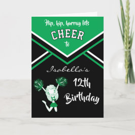 Cheerleader Birthday - Name und Alter der Frau - G Karte