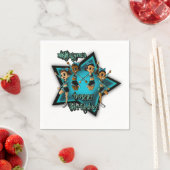 Cheerleader Birthday Serviette (Beispiel)