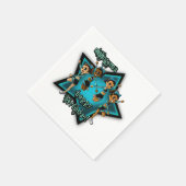 Cheerleader Birthday Serviette (Ecke)