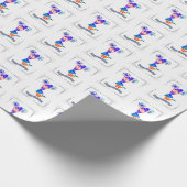 Cheerleader Birthday Wrapping Geschenkpapier (Ecke)