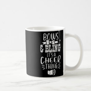 Cheerleader-Bögen Glanz-Cheer-Ding Cheerleading-Fr Kaffeetasse