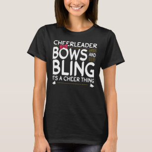 Cheerleader Bows und Blindheit der Sache T-Shirt