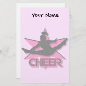 Cheerleader Briefpapier (Vorne/Hinten)