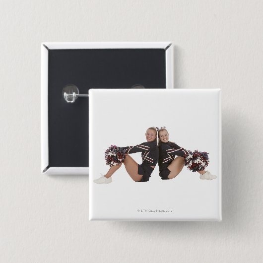 Cheerleader Button (Vorne & Hinten)