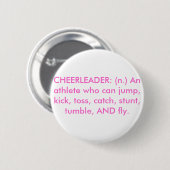 CHEERLEADER BUTTON (Vorne & Hinten)